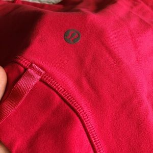 Pink lululemon zip up